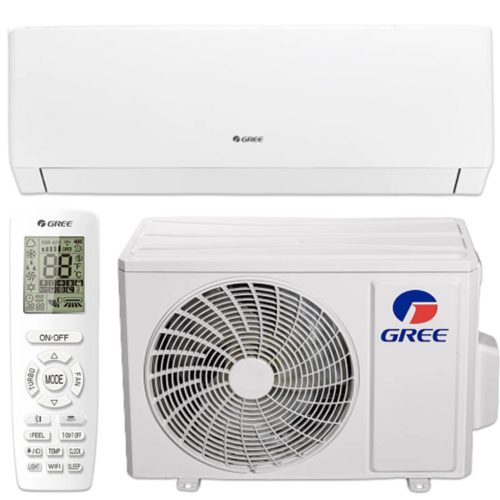 GREE PULSE (gWH09AGA-K6DNA1A/I / GWH09AGA-K6DNA1A/O) KLÍMA MONO OLDALFALI SZETT 2,5KW