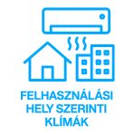 Felhasználási hely szerinti klímák